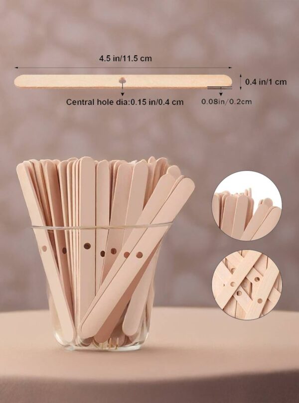 Soporte de madera para pabilos (docena)