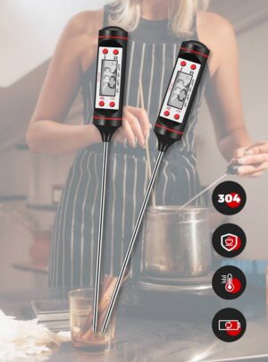 Termómetro Digital ¡Controla la temperatura exacta de tu cera con facilidad! Este termómetro digital es una herramienta indispensable para quienes elaboran velas artesanales, jabones o cosmética natural. Te permite medir con precisión la temperatura de la cera, evitando quemaduras o errores en el proceso. Cuenta con una pantalla clara de lectura, sensor de acero inoxidable y diseño liviano y práctico. Funciona con baterías y ofrece lecturas rápidas y confiables. Ideal para mantener la calidad y seguridad en cada una de tus creaciones.