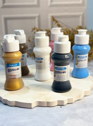 Pintura acrilica para velas y yeso