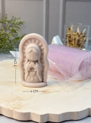 Molde Virgen maria 3d para velas