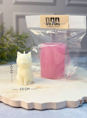 Molde de gato para velas