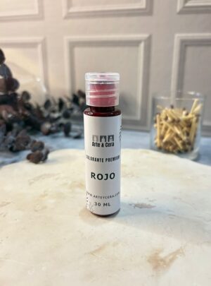 Colorante liquido rojo premium para velas y jabones