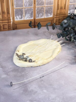 ✔ Largo: 22 cm ✔ Presentación: Docena (12 unidades) ✔ Ideal para velas altas o de mayor profundidad (DIAMETRO 6 - 7 )