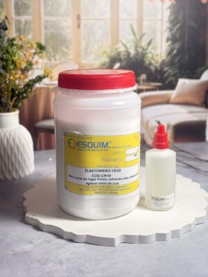 Lleva tu creatividad al siguiente nivel con nuestro Caucho de Silicona CR10 de Estaño. Diseñado para el fabricante de moldes exigente, este elastómero de dos componentes es la herramienta definitiva para replicar piezas con una fidelidad asombrosa.