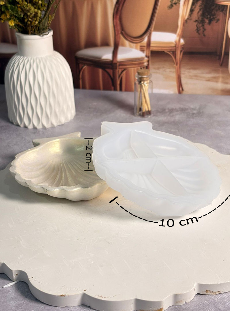 Nuestro Molde Concha de Mar es el aliado ideal para crear piezas decorativas con un marcado estilo marino y playero.