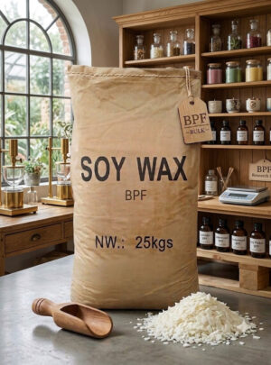 Obtén acabados impecables y una textura tersa en tus líneas de velas contenidas. La Cera de Soya BPF (Bajo Punto de Fusión) es el insumo estrella para la elaboración de velas en recipientes de vidrio, cerámica o latas, así como para velas terapéuticas de masaje.