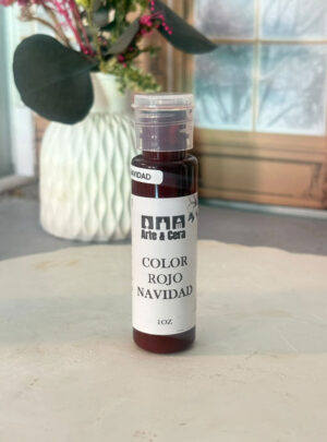 Aporta un tono vivo, cálido y lleno de pasión a tus velas artesanales con este pigmento líquido de alta concentración. El Colorante Rojo Navidad Premium está especialmente formulado para disolverse de manera fluida y pareja en medios grasos y oleosos (oleosoluble). Es la opción perfecta para elaborar colecciones navideñas, piezas románticas o líneas de productos vibrantes con una coloración uniforme, libre de grumos y sin afectar el quemado de la cera.