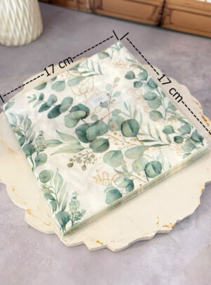 Diseñadas especialmente para la técnica de decoupage, estas servilletas cuentan con una pigmentación viva y patrones delicados sobre papel suave de alta calidad. Son la opción perfecta para personalizar jabones artesanales, velas decorativas, cajas de madera, empaques para regalos o papelería fina.