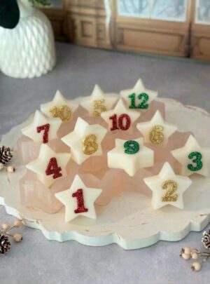 Moplde 12 deseos estrellas para deseos navideños